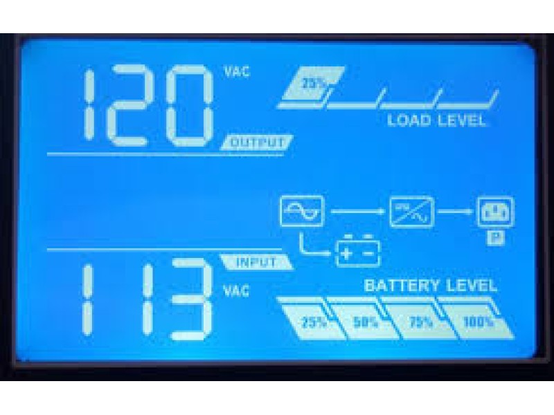 UPS On Line 1,800 Watt SCV 20001 AC Power Distribtion, Conditioning